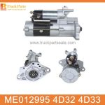OEM ME012995 M008780071 For Mitsubishi 4D32 4D33 Starter